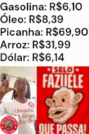a picture of a man taking a selfie next to a sign that says faziele que passa