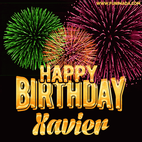 Happy Birthday Xavier GIF - Happy Birthday Xavier Birthday Boy GIFs