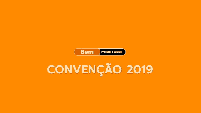 a sign that says convencao 2019 #eufui on it