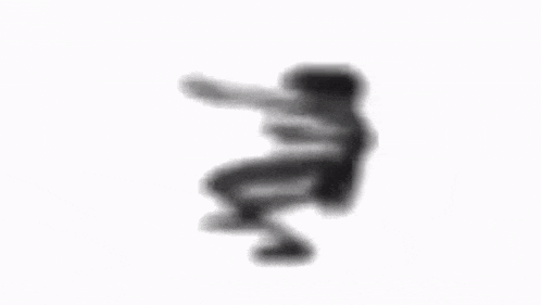a silhouette of a person standing on a white surface .