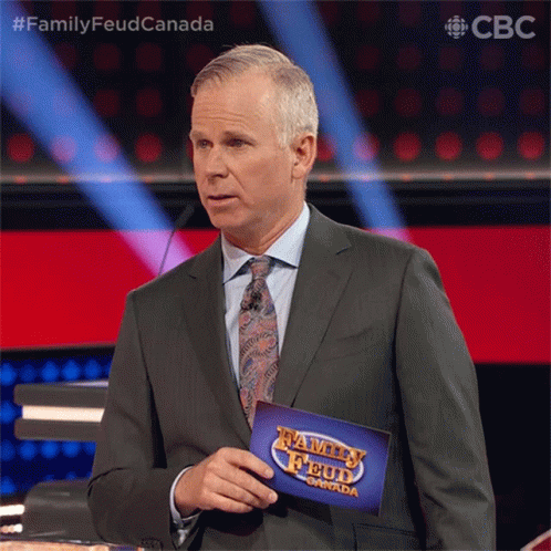 Serious Family Feud GIF - Serious Family Feud Family Feud Canada GIFs