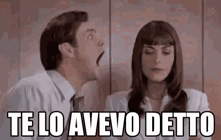 Te Lo Avevo Detto Avevo Ragione Ho Ragione Ho Sempre Ragione Stammi A Sentire Ascoltami Lo Sapevo GIF