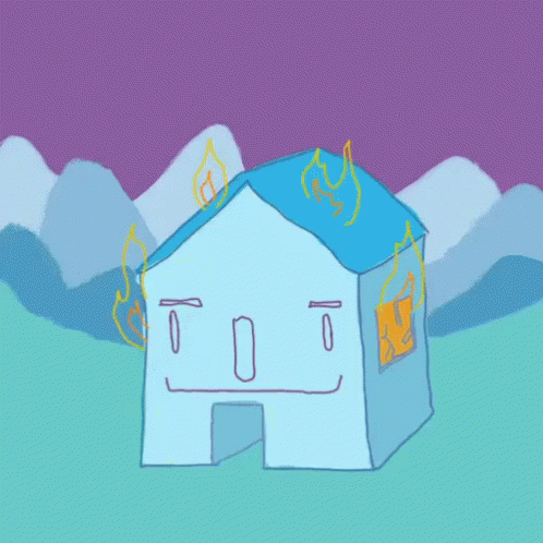 Thuis GIF - Thuis Burning House Huis GIFs