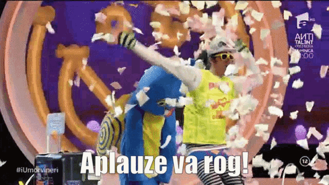 Aplauze Spinning GIF - Aplauze Spinning Confetti GIFs
