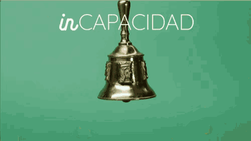 a bell with the words 12 uvas 12 campanadas written above it
