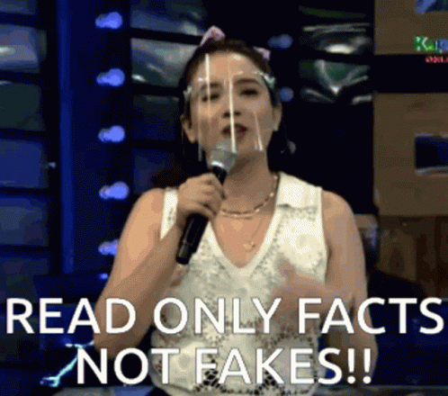 Facts Karylle GIF - Facts Karylle Read Only Facts Not Fakes GIFs