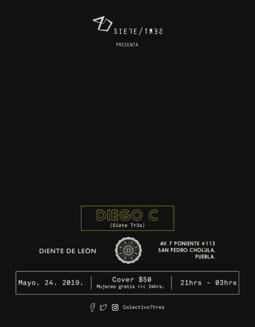 a poster for diego c in uruguay on may 24th
