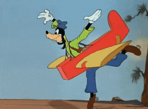 Goofys Glider Takeoff GIF - Goofys Glider Takeoff Fail GIFs