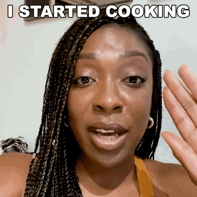 I Started Cooking Ego Nwodim GIF - I Started Cooking Ego Nwodim Bustle GIFs