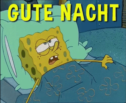 Gute Nacht Spongebob GIF - Gute Nacht Spongebob GIFs