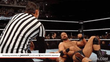 a wrestling match is being streamed exclusively on peacock in the u.s. and network elsewhere