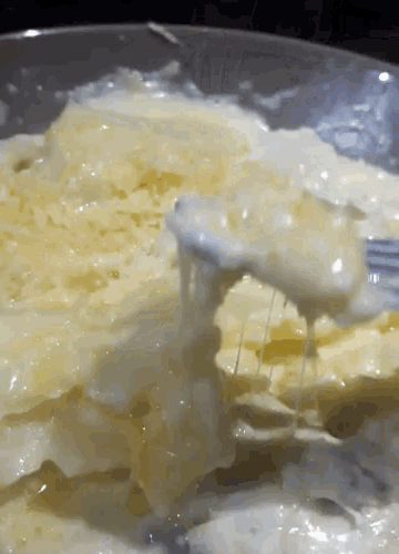 a close up of a plate of food with a fork