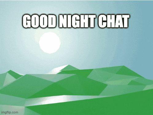 a picture of a landscape with the words good night chat below it
