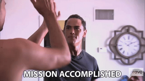 Mission Accomplished High Five GIF - Mission Accomplished High Five Nice One GIFs