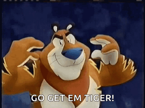 Tony The Tiger Changes Into His Supercharged Stripes From Her Head GIF - Tony The Tiger Changes Into His Supercharged Stripes From Her Head GIFs