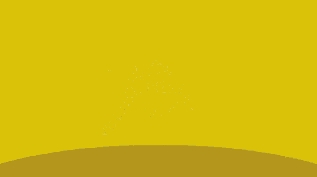 a yellow background with christmas decorations and the word mob on it