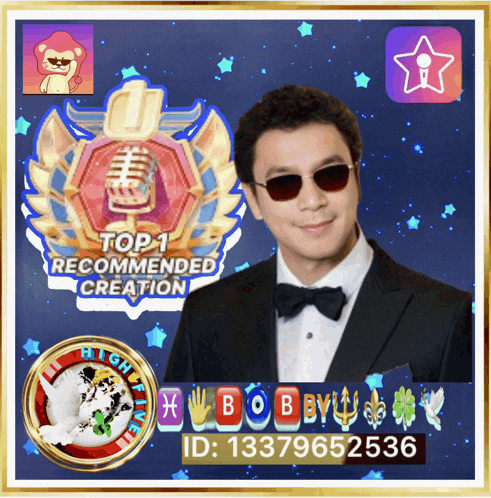 a picture of a man in a tuxedo and sunglasses with the id 13379652356