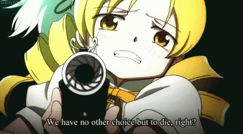 Mami Tomoe No Other Choise But To Die GIF - Mami Tomoe No Other Choise But To Die Madoka Magica GIFs