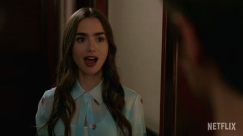 Right Lily Collins GIF - Right Lily Collins Emily Cooper GIFs