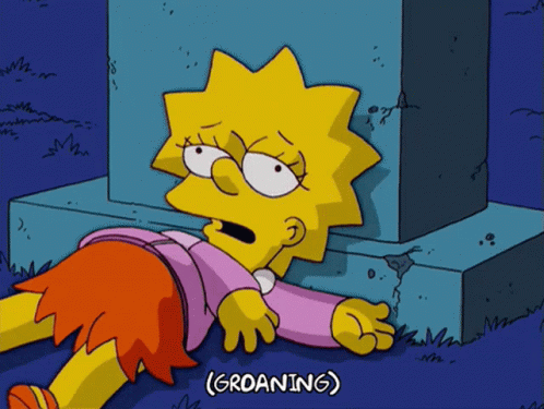 Groaning Oh No GIF - Groaning Oh No Lisa Simpson GIFs