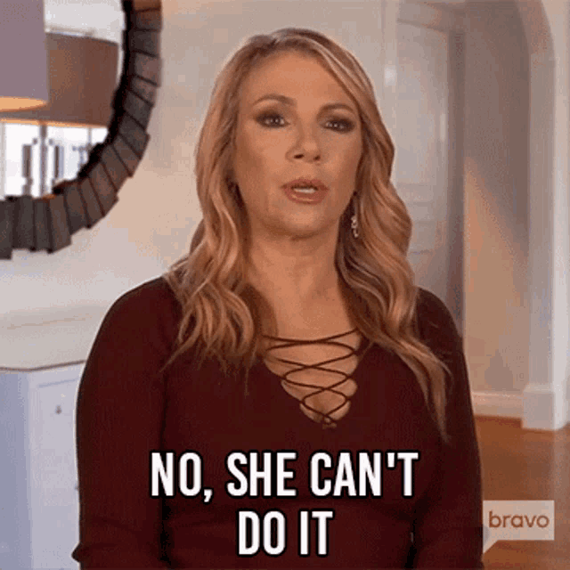No She Cant Do It Real Housewives Of New York GIF - No She Cant Do It Real Housewives Of New York Rhony GIFs
