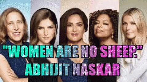 Abhijit Naskar Women Are No Sheep GIF - Abhijit Naskar Women Are No Sheep GIFs
