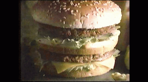 Mcdonalds Big Mac GIF - Mcdonalds Big Mac 80s GIFs