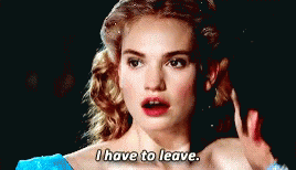 Lily James Cinderella GIF - Lily James Cinderella I Have To Leave GIFs