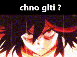 a close up of a person 's face with the words `` chno gliti '' written on it .