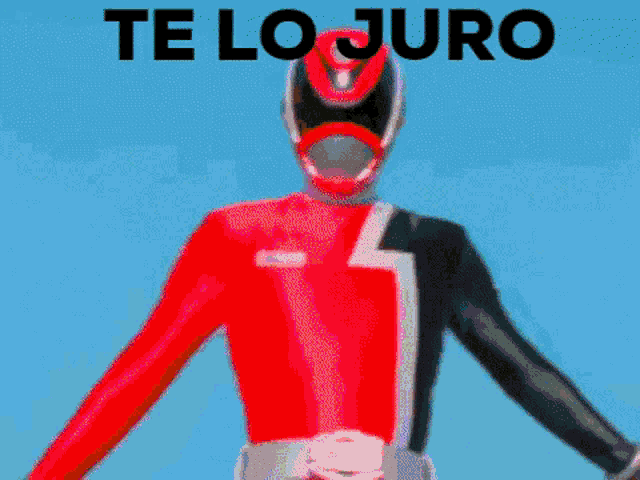 a picture of a superhero with the words te lo juro written above him