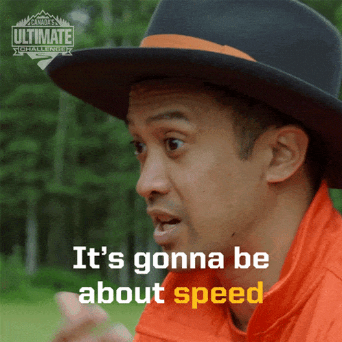 Its Gonna Be About Speed Gilmore Junio GIF - Its Gonna Be About Speed Gilmore Junio Canadas Ultimate Challenge GIFs