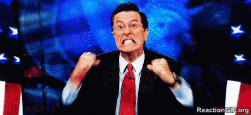 Angry GIF - Angry Stephen Colbert Rawr GIFs