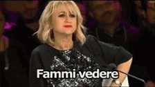 Fammi Vedere GIF - Fammi Vedere Litizzetto GIFs