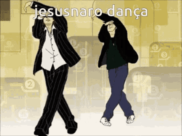 jesusnaro danca is written on the bottom of a poster
