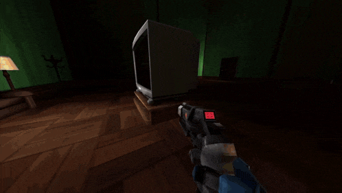a video game is being played on a computer monitor