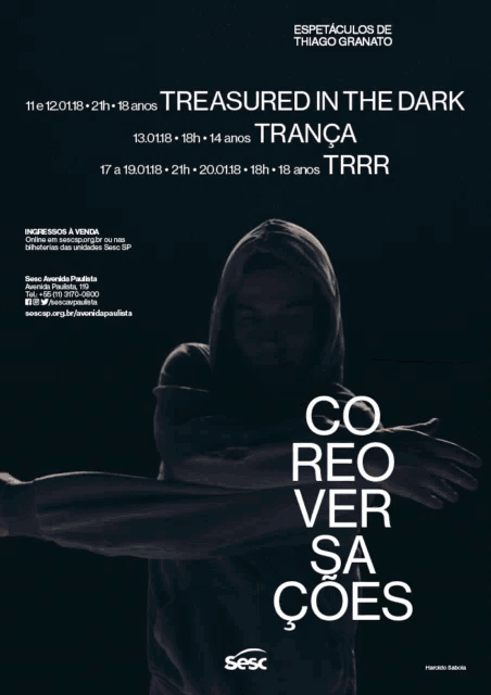 an advertisement for treasured in the dark shows a man without a shirt on