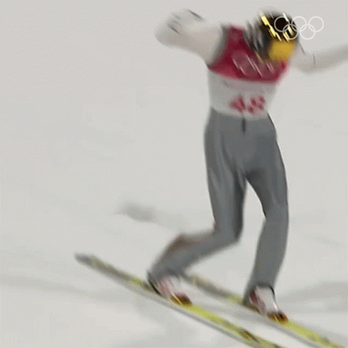 I Did It Ski Jumping GIF - I Did It Ski Jumping Andreas Williger GIFs