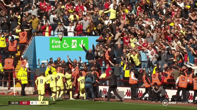 a soccer game is being shown on bt sport
