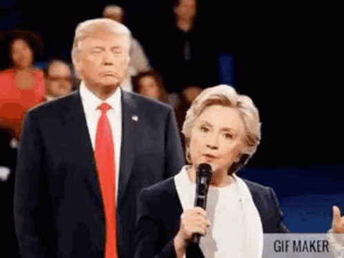 Trump Clinton GIF - Trump Clinton Debate GIFs