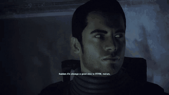Kaidan Alenko Mass Effect GIF - Kaidan Alenko Mass Effect Rtfm GIFs