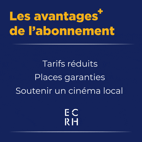 a blue poster with the words les avantages de l' abonnement on it