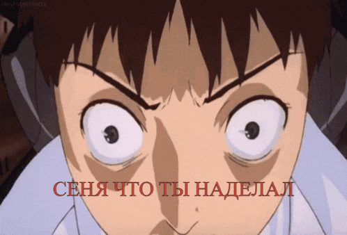 a close up of a person 's face with the words " ceha " on it