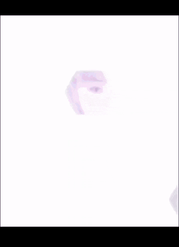 a woman 's face is surrounded by purple hexagons with chinese writing