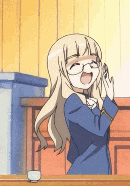 Perrine Strike Witches World Witches Perrine Franchise GIF - Perrine Strike Witches World Witches Perrine Franchise Perrine Laughing Anime GIFs