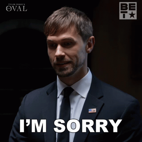 Im Sorry Max Carter GIF - Im Sorry Max Carter The Oval GIFs
