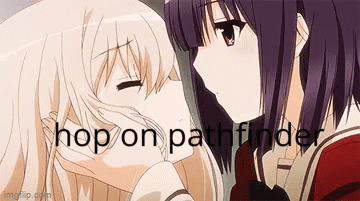 Pathfinder Hop On GIF - Pathfinder Hop On Anime Kiss GIFs
