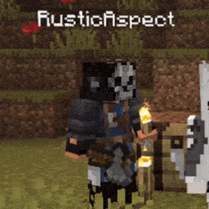 a screenshot of a video game with the name rustic aspect on it