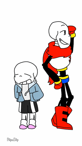 a cartoon character with a red hat on his head