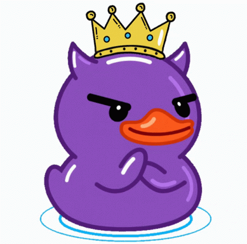 King Duck Duck King GIF - King Duck Duck King Evil Duck GIFs
