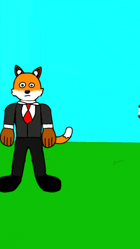 a cartoon of a cat holding a sword next to a frog